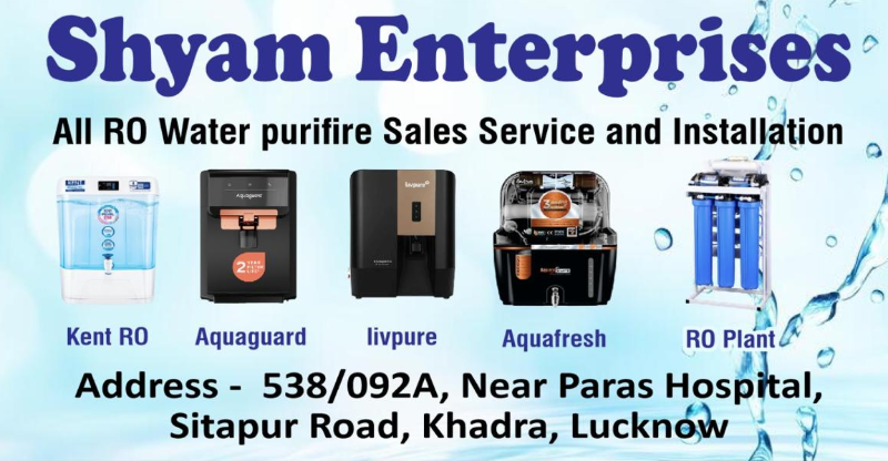 Shyam Enterprises – Trusted RO Plant & Water Purifier Solutions
